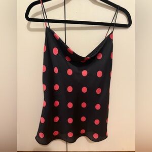 Zara Top with Pink Dots